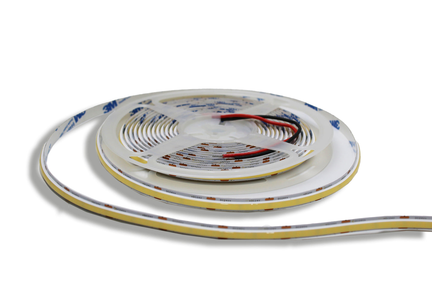 Tecbright Neon COB LED-Streifen 24V, 8 mm, 256 LED/m, 10 W/m, 5 m Rolle – verschiedene Farben