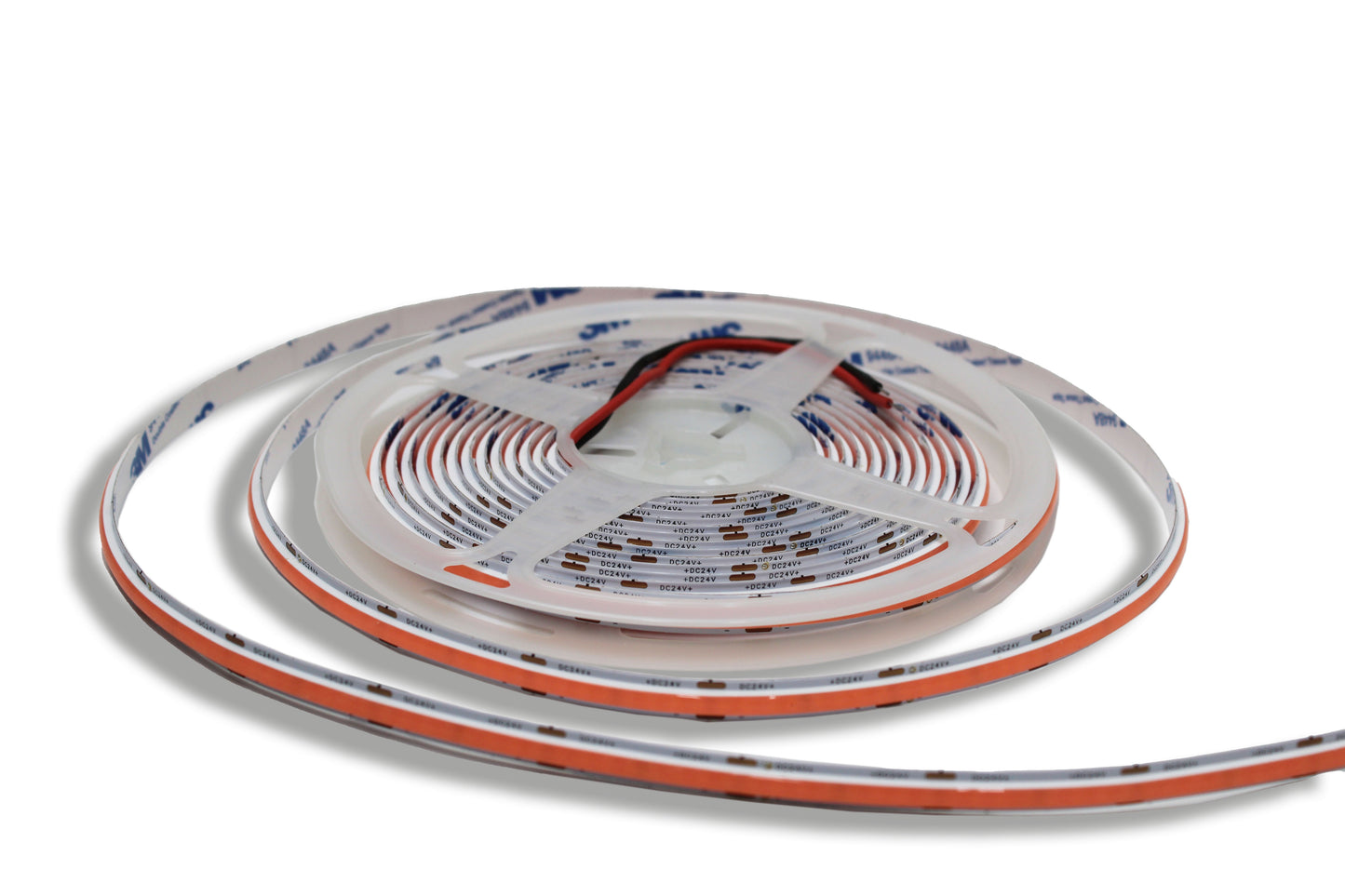 Tecbright Neon COB LED-Streifen 24V, 8 mm, 256 LED/m, 10 W/m, 5 m Rolle – verschiedene Farben