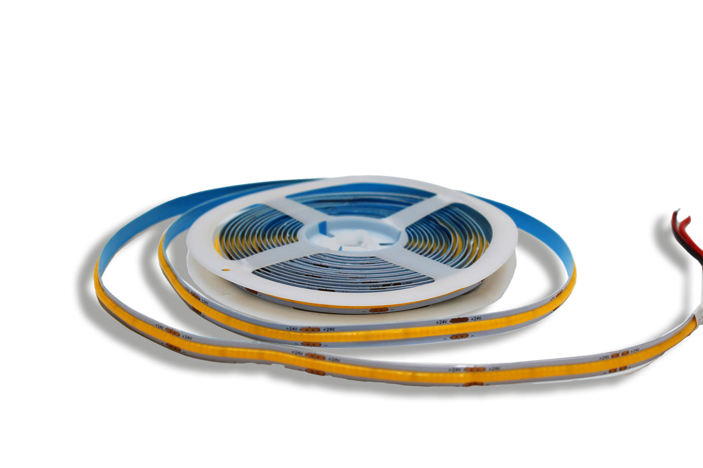 Tecbright Neon COB LED-Streifen 24V, 8 mm, 256 LED/m, 10 W/m, 5 m Rolle – verschiedene Farben