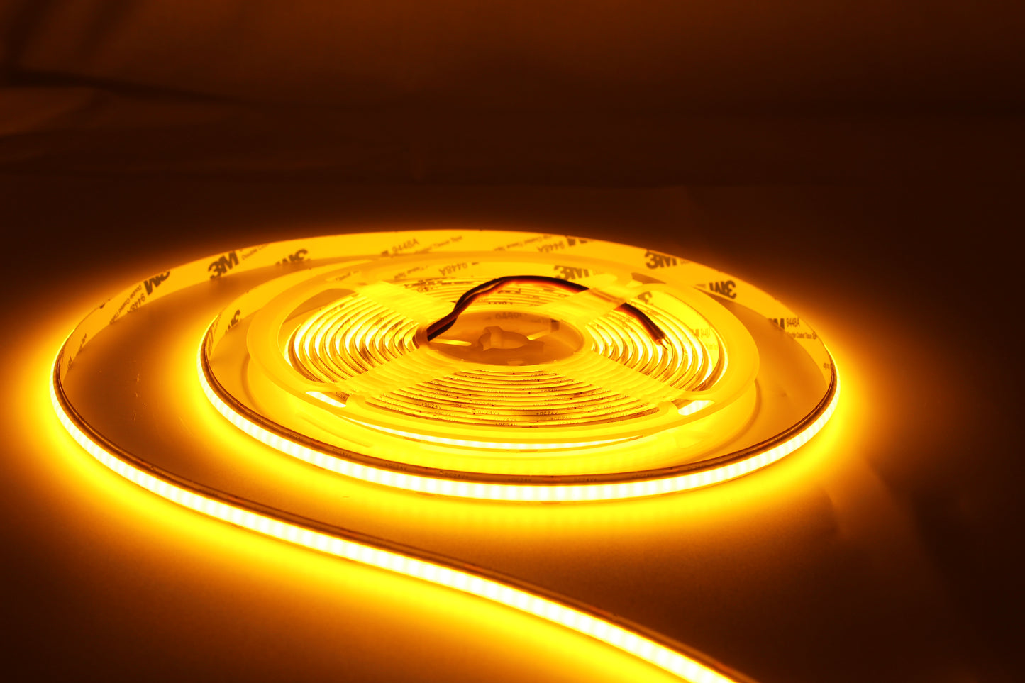 Tecbright Neon COB LED-Streifen 24V, 8 mm, 256 LED/m, 10 W/m, 5 m Rolle – verschiedene Farben