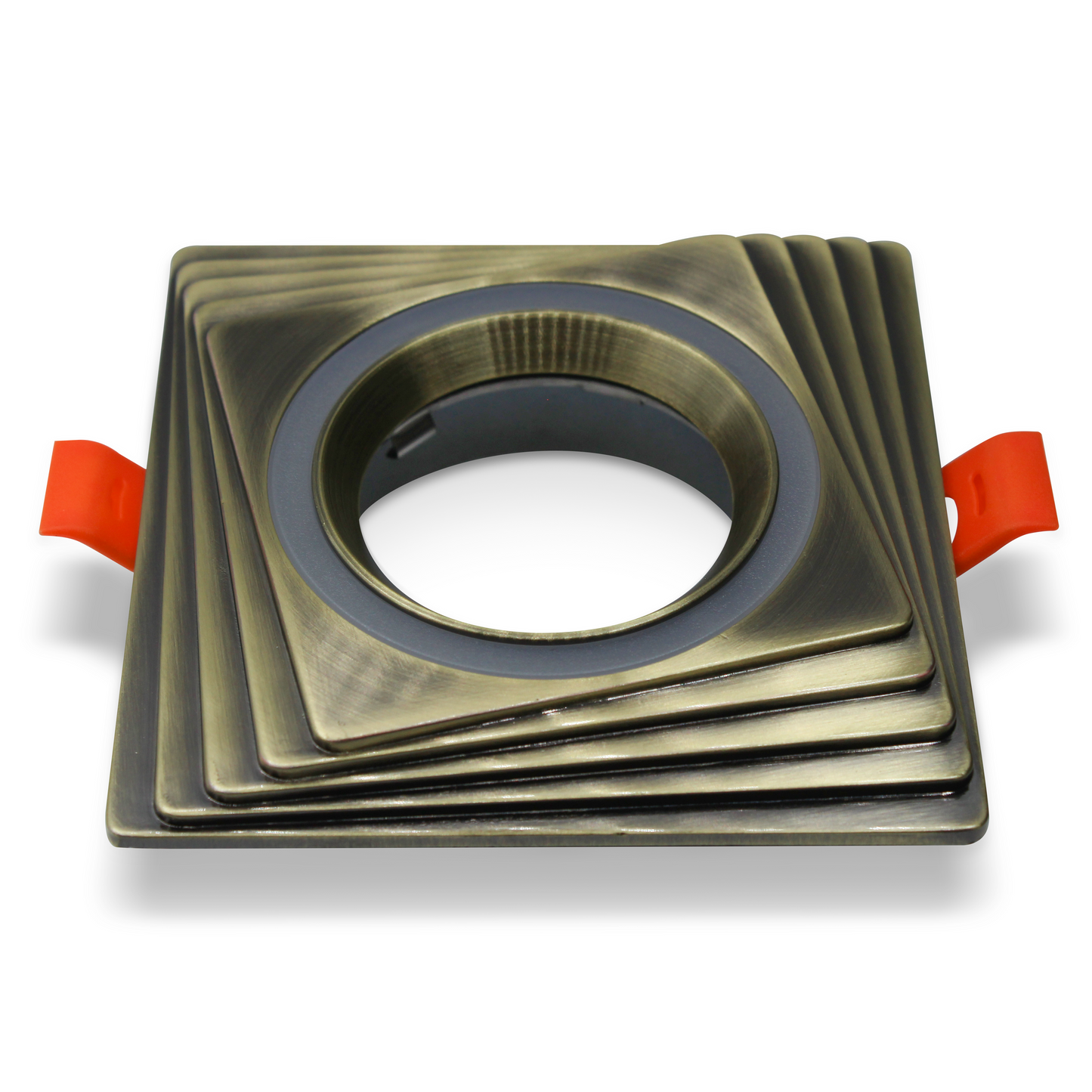 Tecbright GU10 Rahmen mit Milchglas-Ring A1021 - Bronze