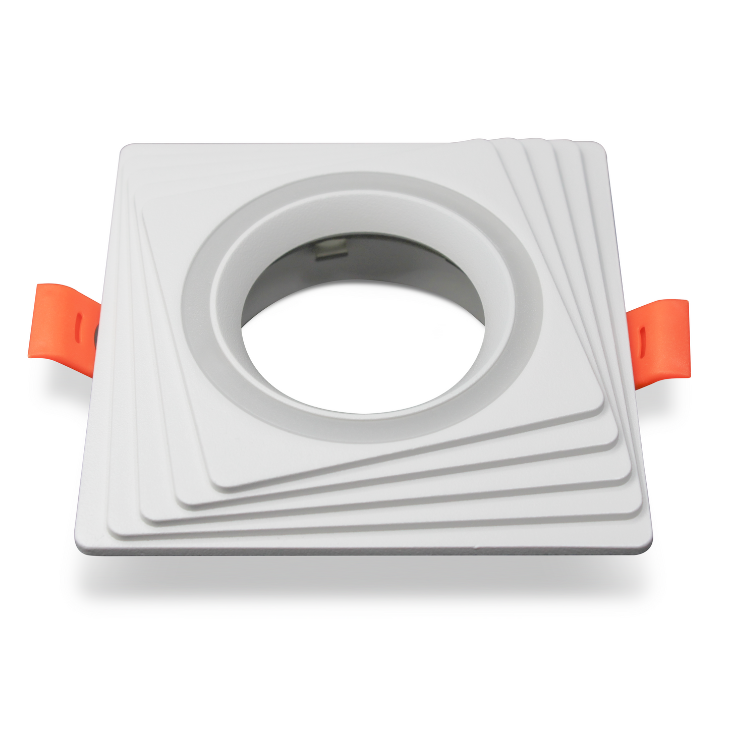 Tecbright GU10 Rahmen mit Milchglas-Ring A1021 - Weiß