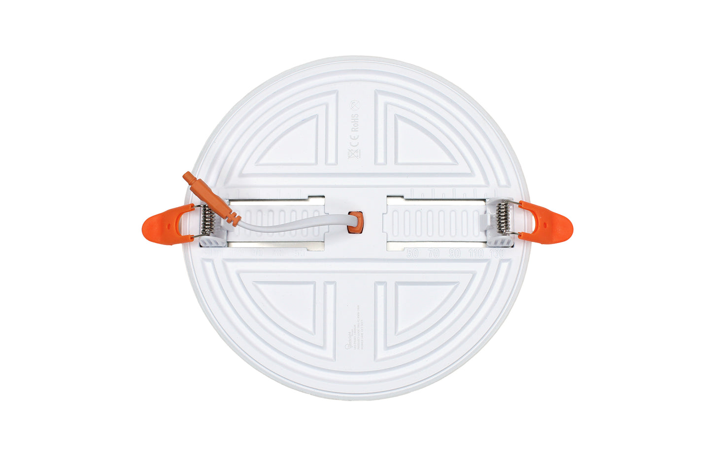 Tecbright Einbaustrahler  Frameless - 18W- ø45-100mm - Rund - Weiss