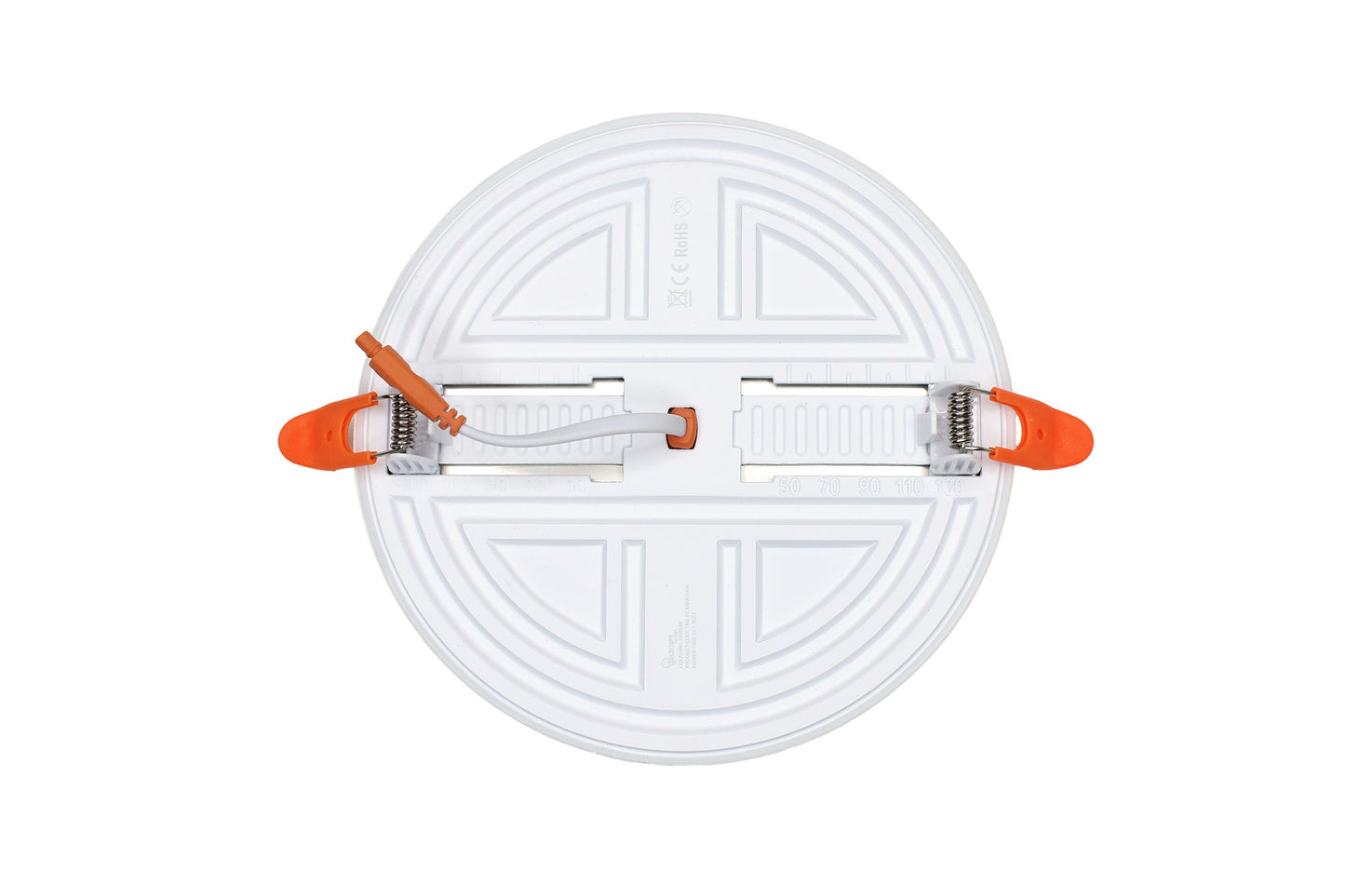 Tecbright Einbaustrahler  Frameless - 24W - ø45-145mm - Rund - Weiss
