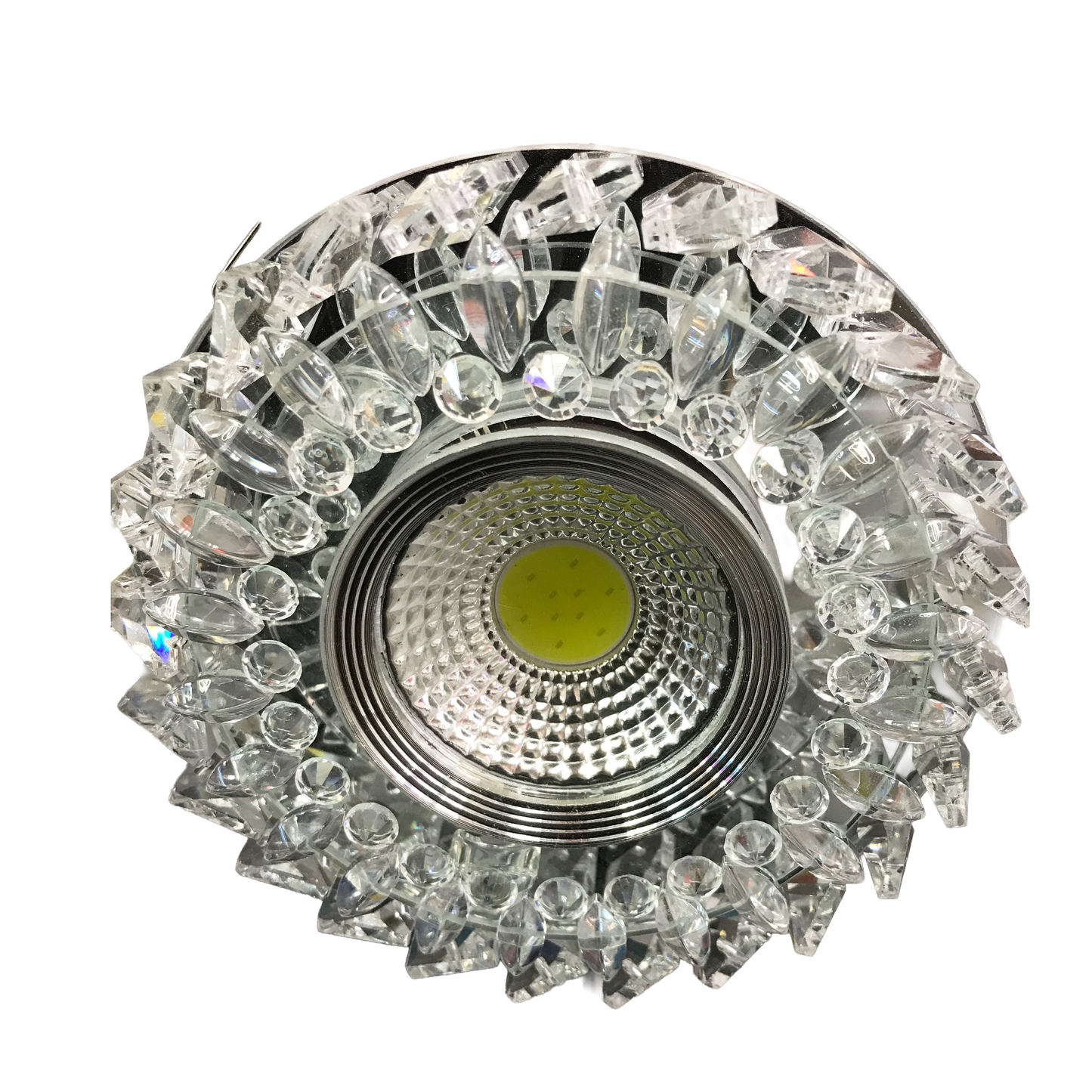 Tecbright #4 LED Einbaustrahler – Kristalloptik, Dual-Light