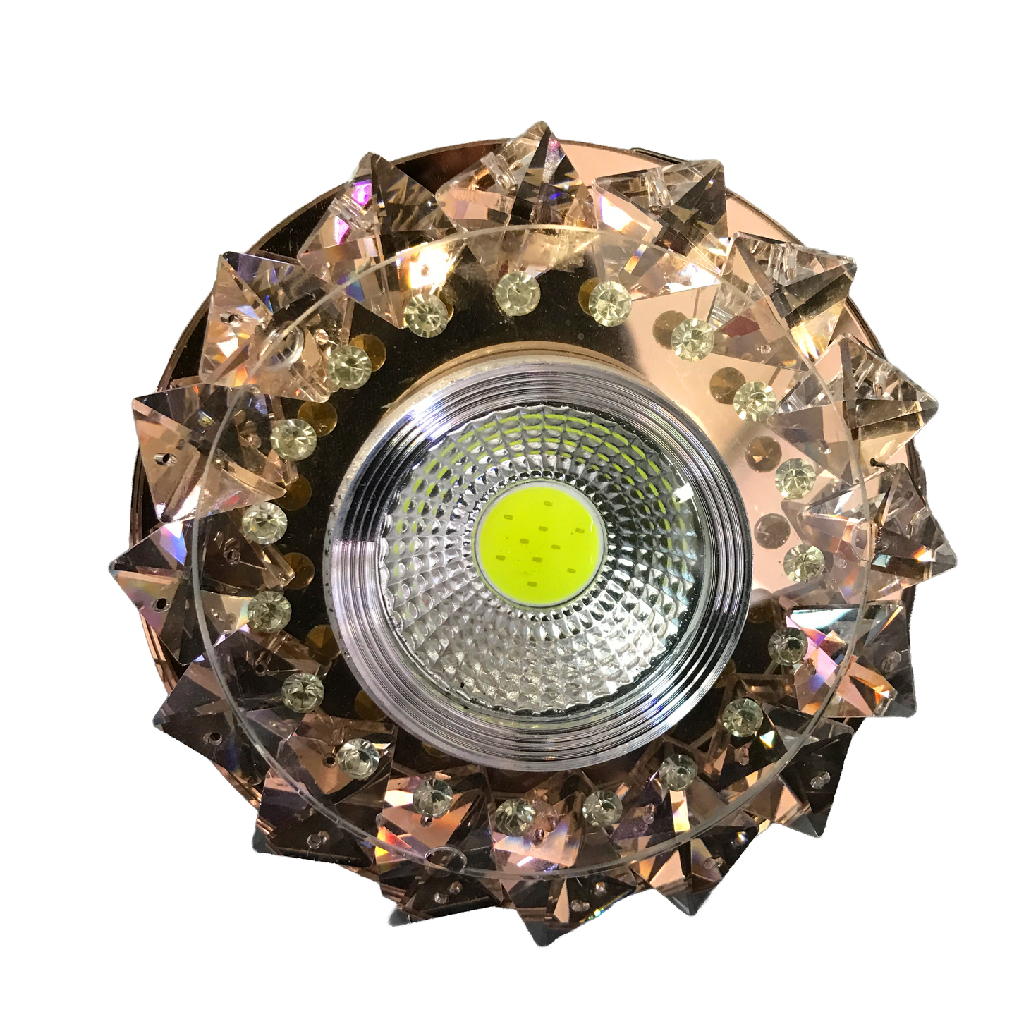 Tecbright #7 LED Einbaustrahler – Kristalloptik Dual-Light