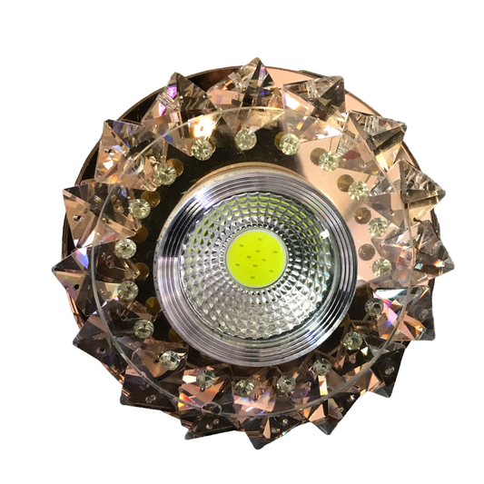Tecbright #7 LED Einbaustrahler – Kristalloptik Dual-Light