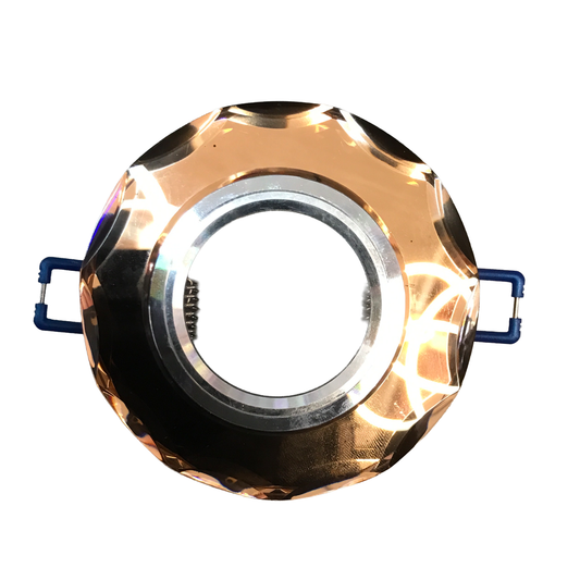 Tecbright 1234 LED Einbaurahmen – Kristalloptik, Chrom
