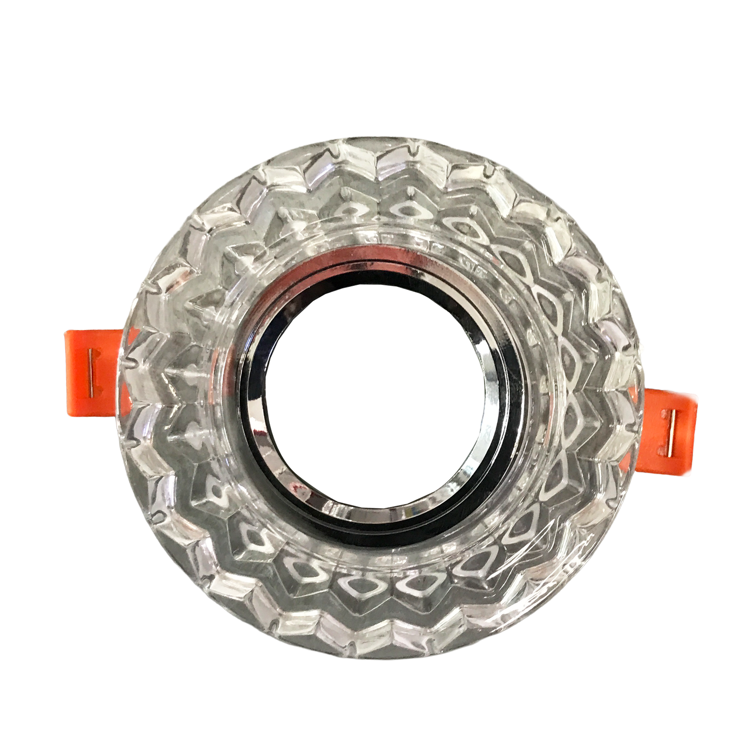 Tecbright #176 LED Einbaurahmen – Kristalloptik, Chrom