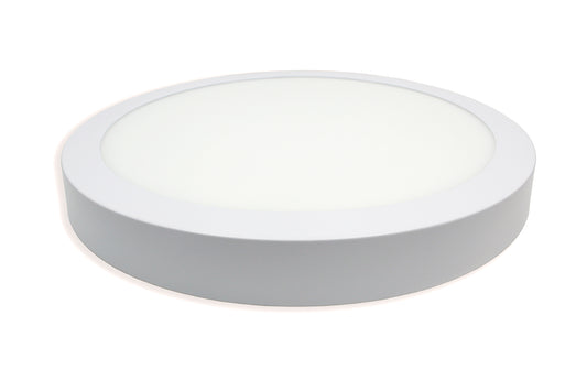 Tecbright LED Aufbaulampe - 24W - 300Ø  - Rund - Weiß
