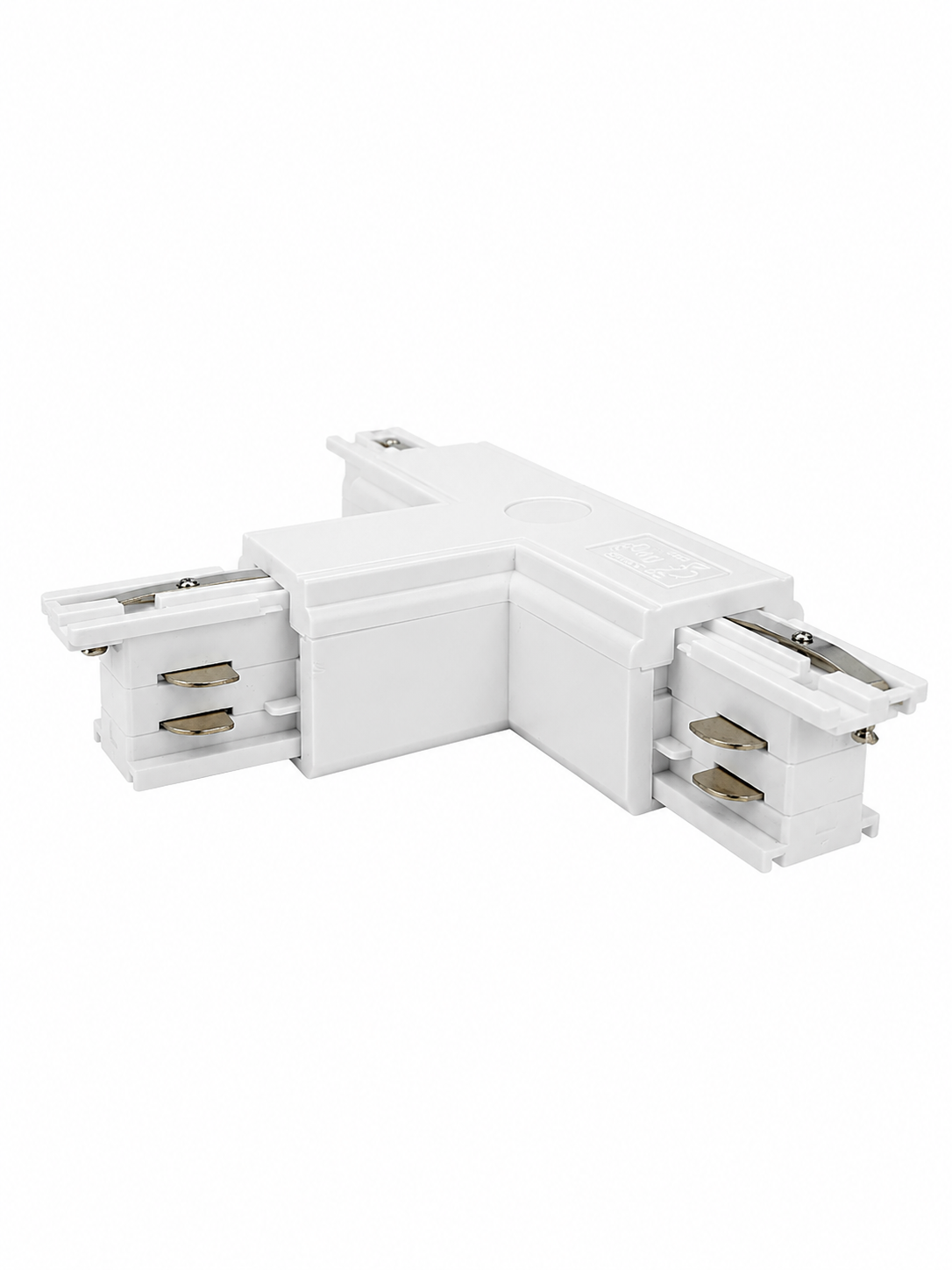 3-Phasen T-Verbinder Weiß für Stromschienen – T-Connector für LED Schienensysteme (PR006)