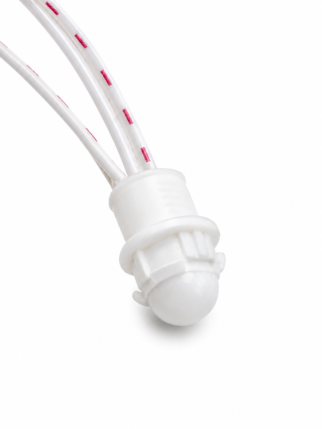 Warmweißes LED-Lichterband Pixel mit 50 LEDs Warmweiß – 8 mm Einbaugröße für Leuchtschilder, Werbeanlagen und Dekoration