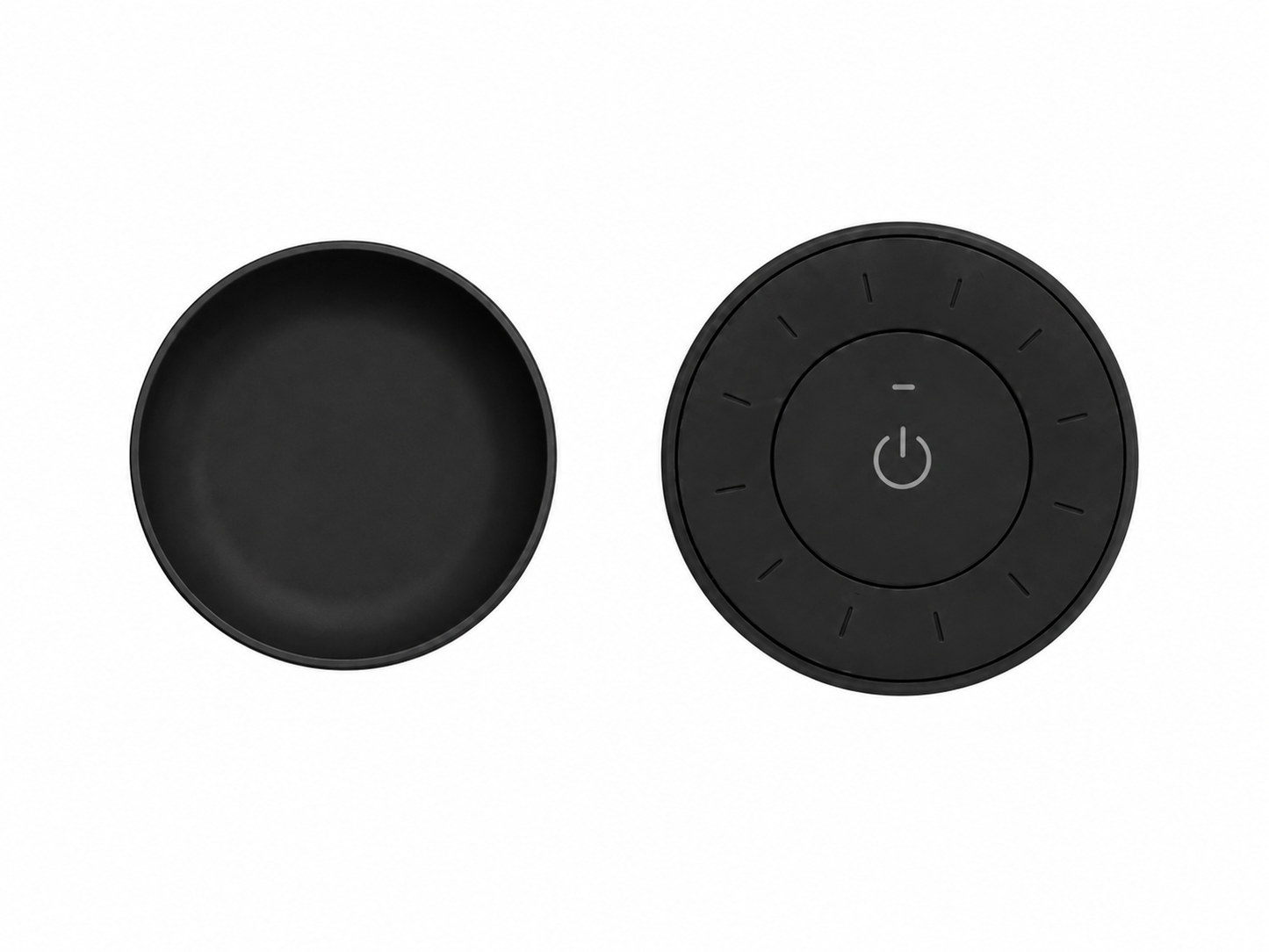 2,4 GHz Funk-Drehdimmer / Touch-Dimmer Schwarz – Kabellose Fernbedienung für LED-Beleuchtung