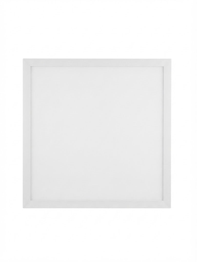 Tecbright LED-Panel 62 × 62 cm – 42 W – Kaltweiß 6500 K – Ultraflaches Deckenpanel Weiß (TB-801-42W)