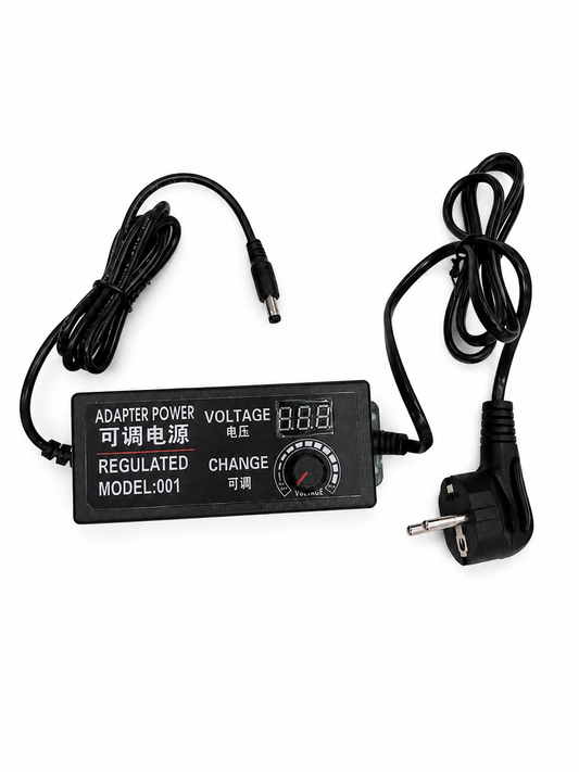 Einstellbares Netzteil 3–24V / 3A – Universal AC/DC Adapter mit Digitalanzeige (3-24V3A)