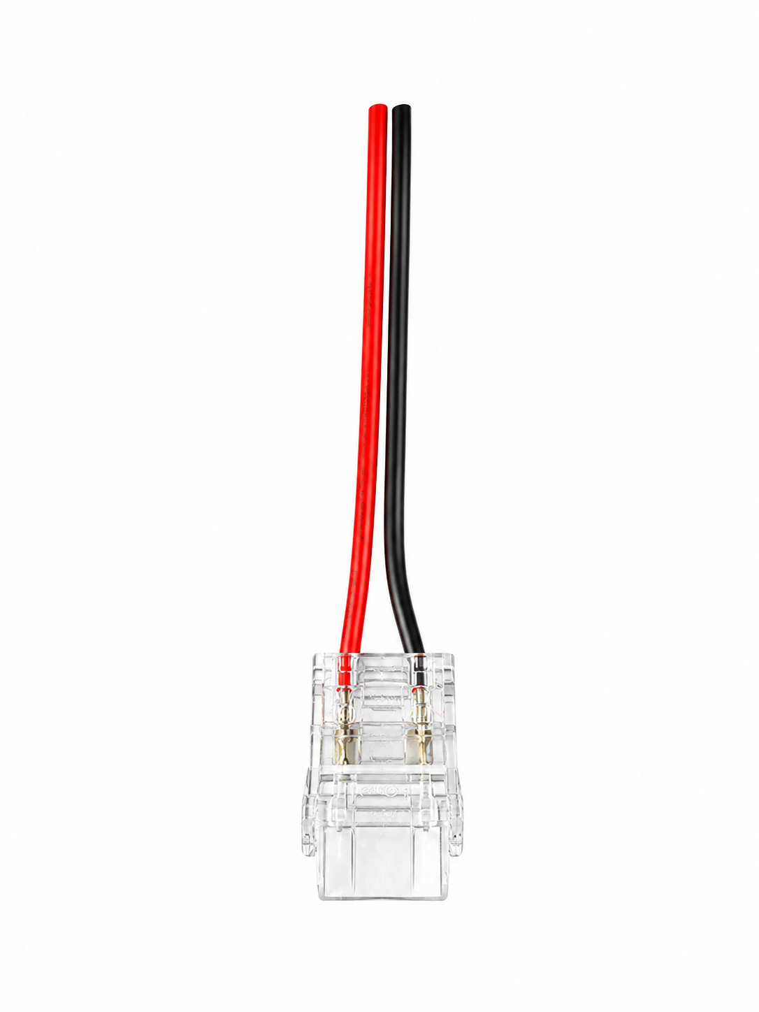 2-poliger LED Strip Verbinder 8 mm – mit Anschlusskabel – 115 mm