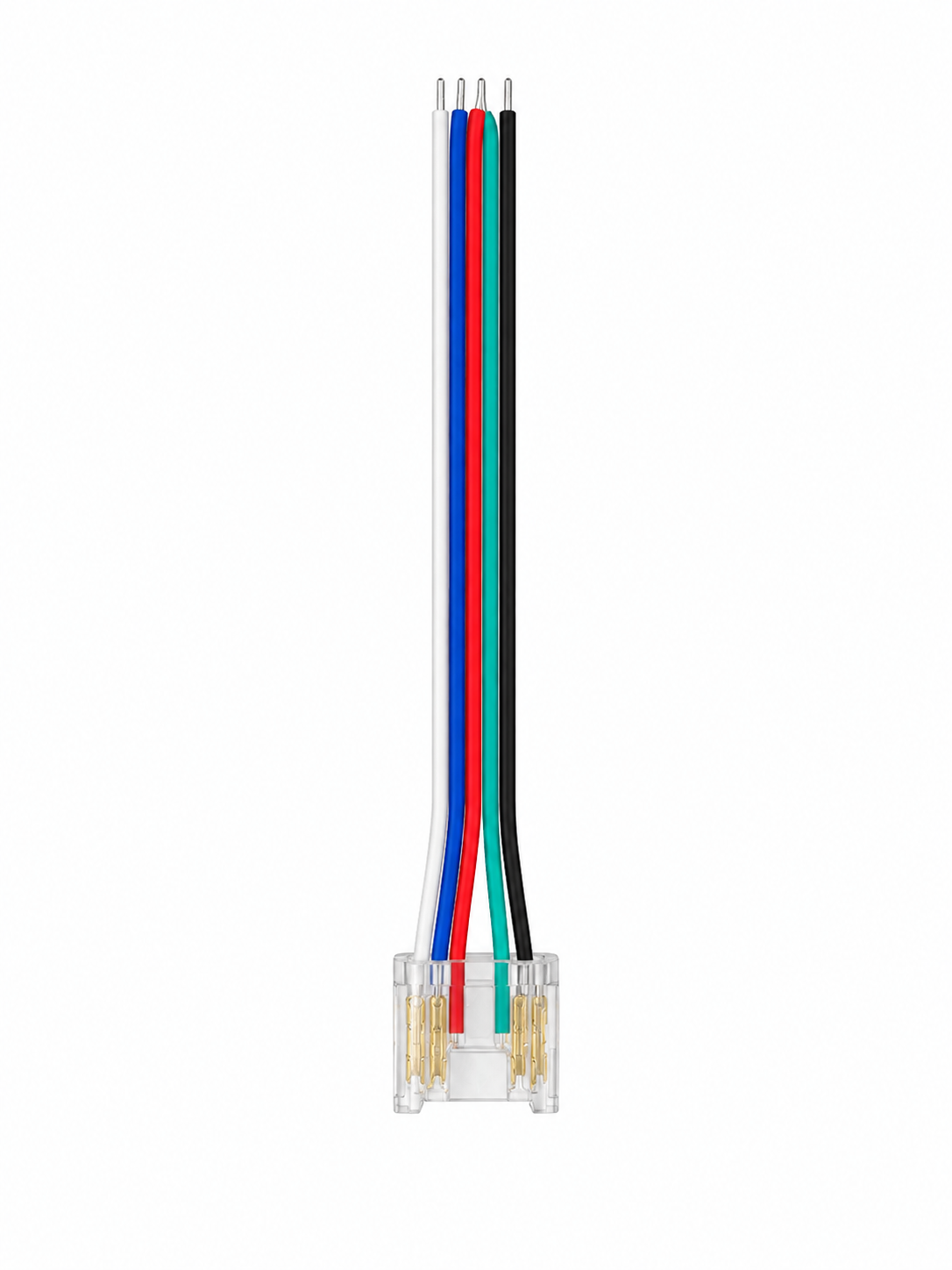 5-poliger RGBW COB LED Strip Verbinder – 106 mm – mit Anschlusskabel