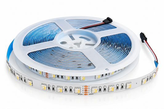 Tecbright LED-Streifen 5050 RGB+W – 60 LED/m – 24V – 10 m