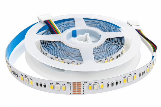 Tecbright LED-Streifen RGB+CCT – 12V – 5 m – 6-Pin