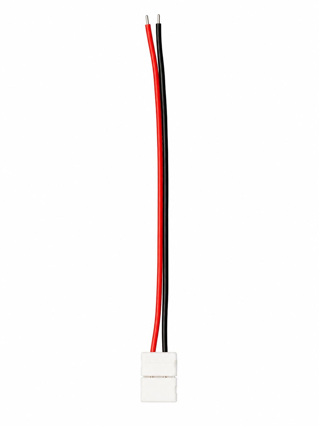 2-poliges LED-Anschlusskabel – 10 mm mit offenen Kabelenden