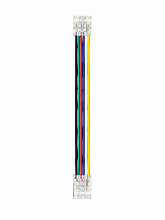 6-poliger RGB+CCT LED Strip Verbinder – 160 mm