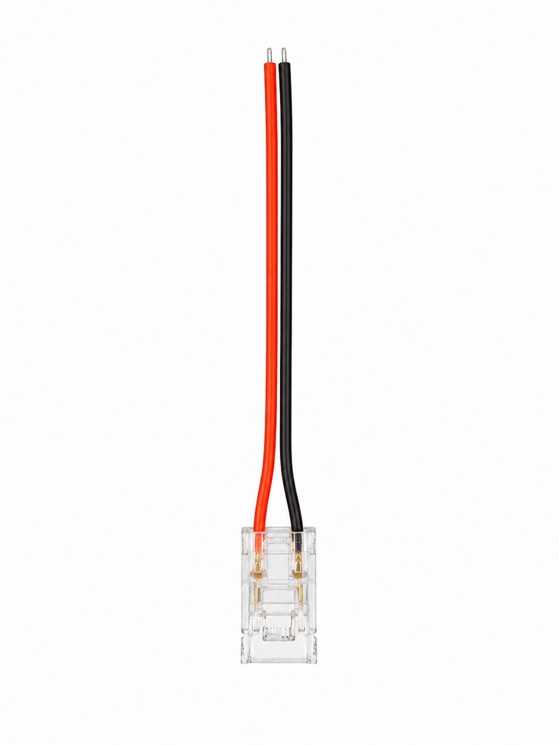 2-poliger LED Strip Anschlussverbinder für 10 mm LED-Streifen mit Kabel ca. 95 mm