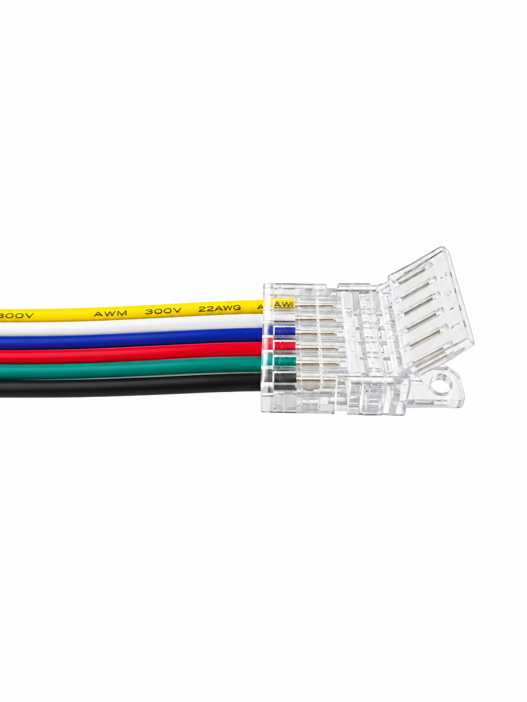 6-poliger RGB+CCT LED Strip Verbinder – 160 mm