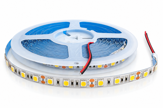 Tecbright LED-Streifen 5050 Kaltweiß – 60 LED/m – 12V – 10 m