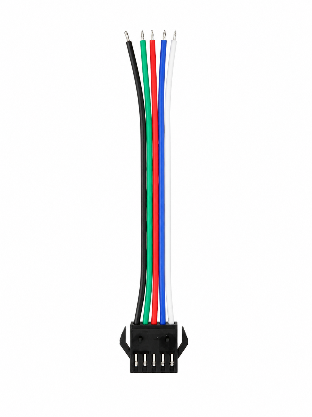 5-poliger Anschlussstecker mit Rastnasen und Kabel – ca. 100 mm