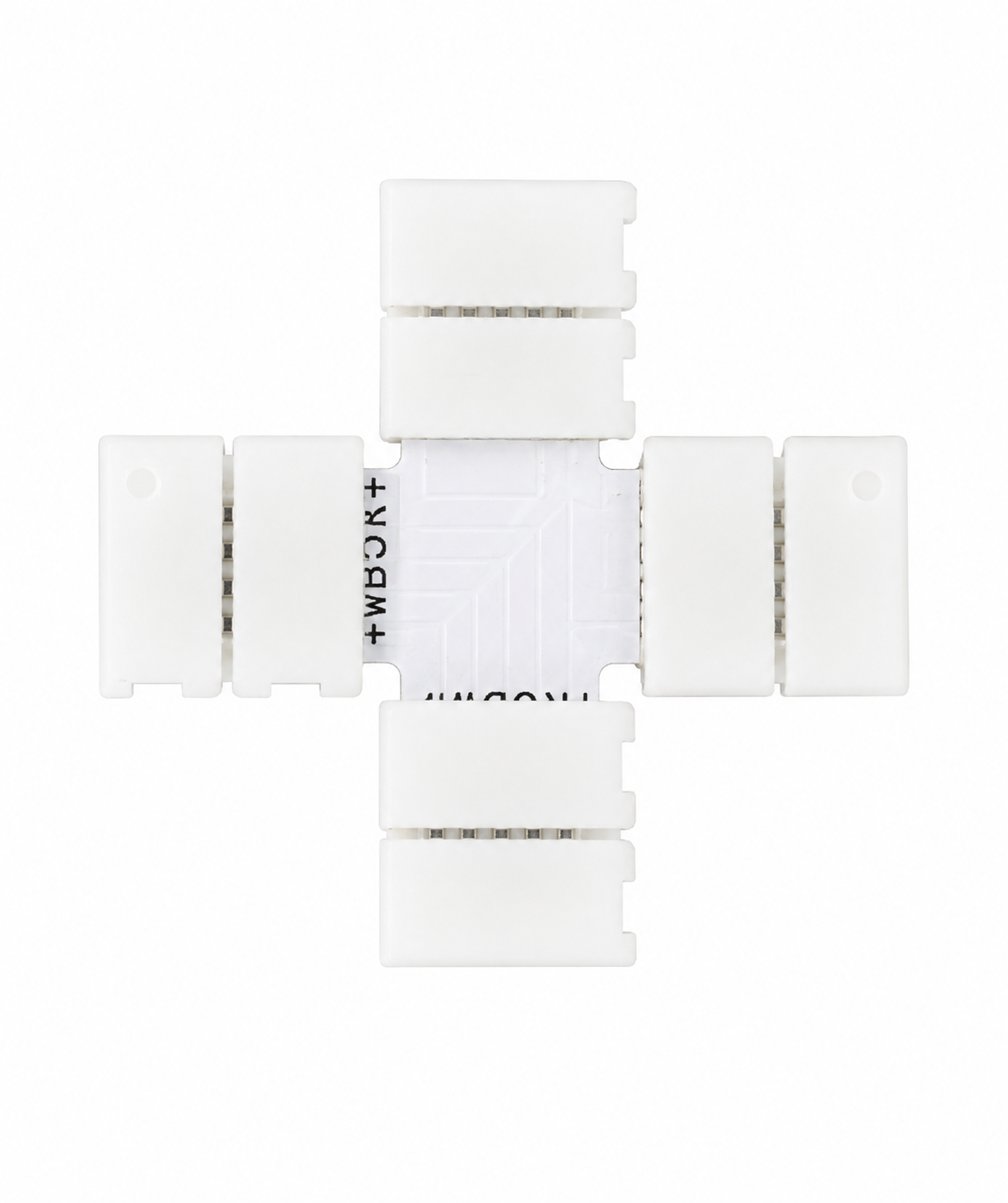 6-poliger LED Kreuzverbinder – 12 mm
