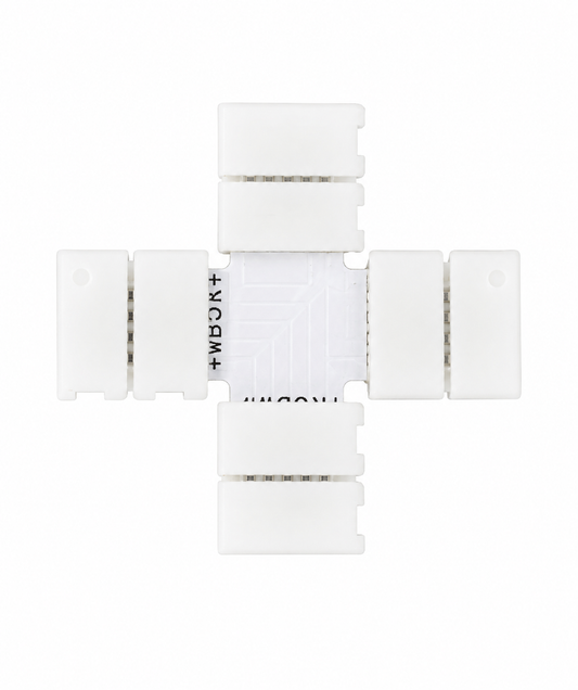 6-poliger LED Kreuzverbinder – 12 mm
