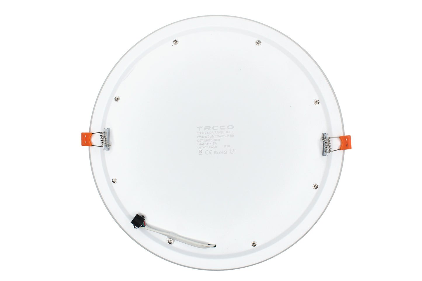 Tecbright LED-Einbaustrahler – RGB AmbiGlow Ultra | 24+12W Kaltweiss+ RGB