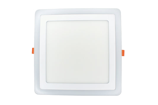 Tecbright LED-Einbaustrahler – RGB AmbiGlow XXL | 18+6W Kaltweiss + RGB