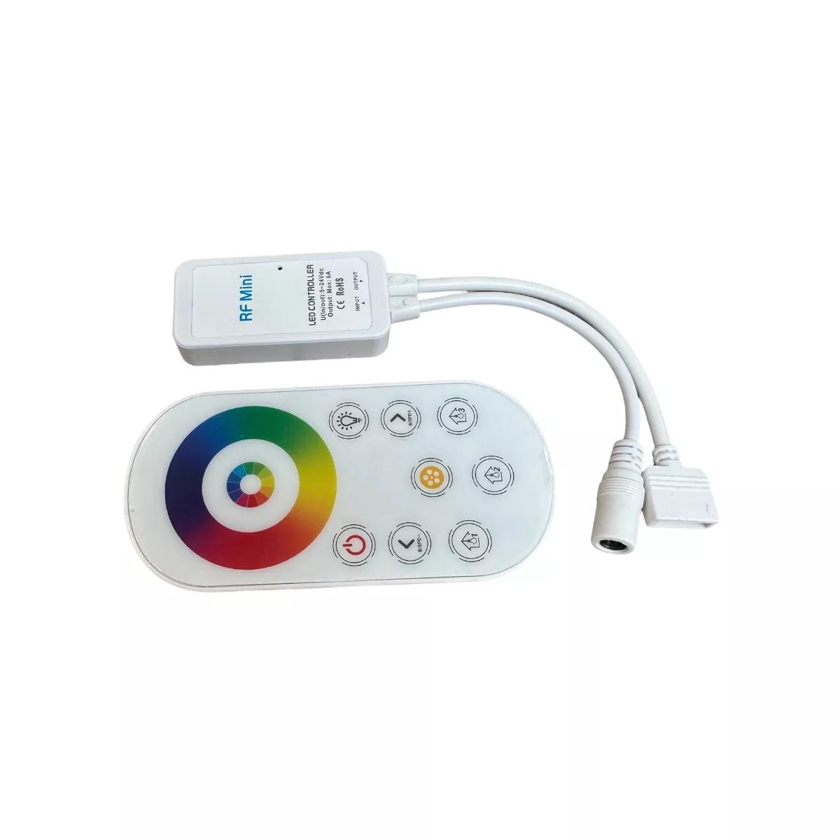 LED RF Controller mit Fernbedienung – Flexible Steuerung für RGB und RGBW LED Streifen (5-24V)
